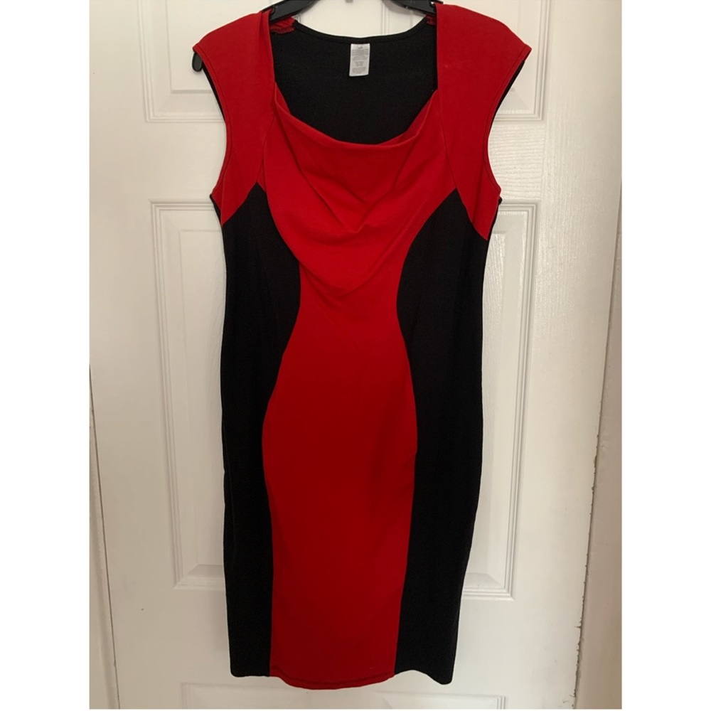 Red and Black dress